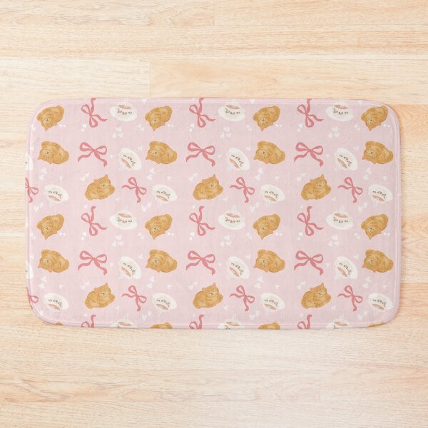 Item preview, Kittens Bow and Teacup Seamless Pattern Wallpaper, Cutesy Repeat Pattern  designed and sold by DigitalArrange.