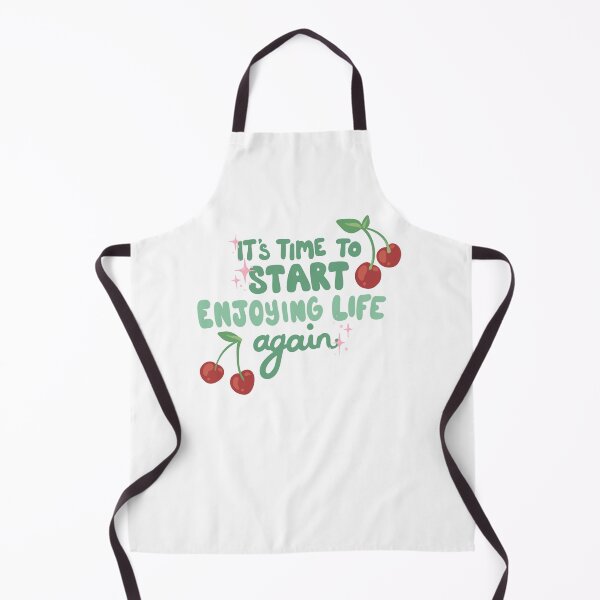 Item preview, It’s time to start enjoying life again - Cherry Motivational Design Typography  designed and sold by TrashPandaShop.