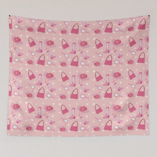 Item preview, Cute Cowgirl Y2k Seamless Pattern Wallpaper, Repeat Pattern  designed and sold by DigitalArrange.