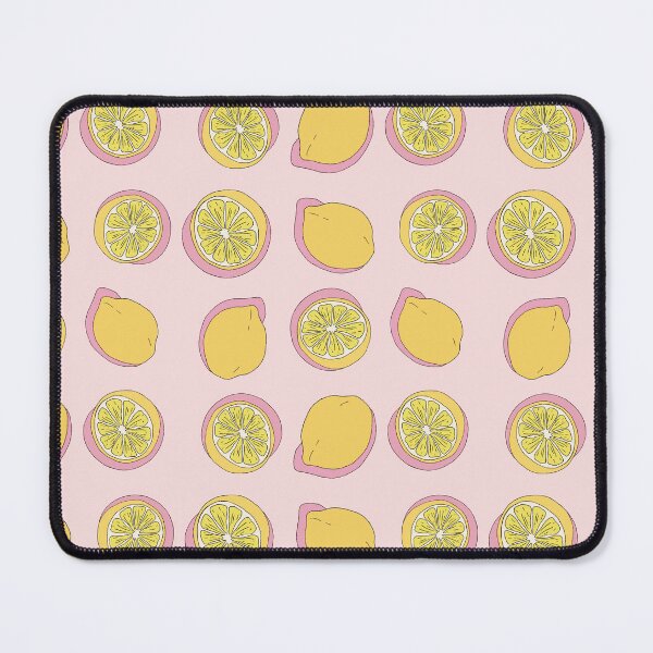 Item preview, Lemon Seamless Pattern Wallpaper, Pink Lemonade Repeat Pattern  designed and sold by DigitalArrange.