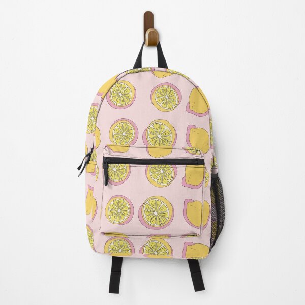 Item preview, Lemon Seamless Pattern Wallpaper, Pink Lemonade Repeat Pattern  designed and sold by DigitalArrange.