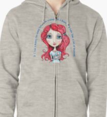 If I Had A Bunny Zipped Hoodie