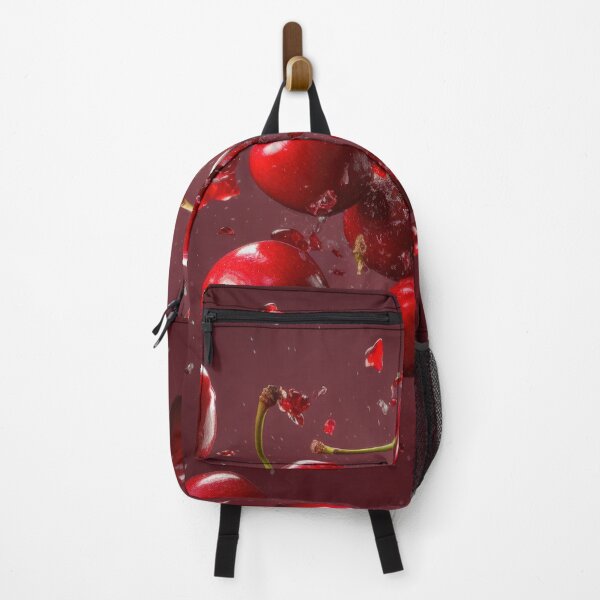 Item preview, An artistic and visually captivating composition of Cherry falling in the air on a solid background designed and sold by anytka.