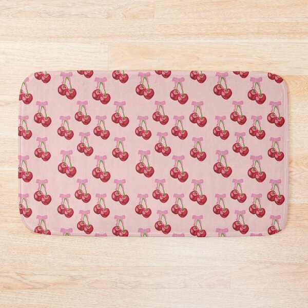 Item preview, Red Cherries and Bow Seamless Pattern Wallpaper designed and sold by DigitalArrange.