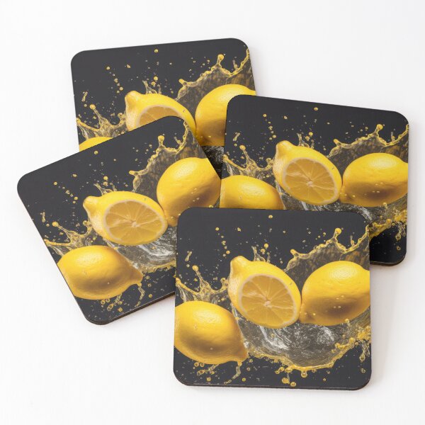 Item preview, An artistic and visually captivating composition of Lemon falling in the air designed and sold by anytka.