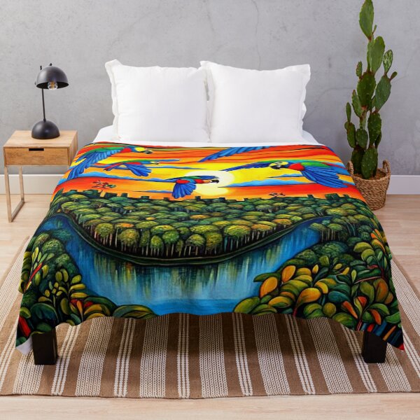 Item preview, Macaws over the jungle 3 designed and sold by George Hutton Hunter.
