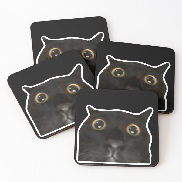 Item preview, MEME - Spooky Black Cat (Collection4-6) designed and sold by MetichaiTH.