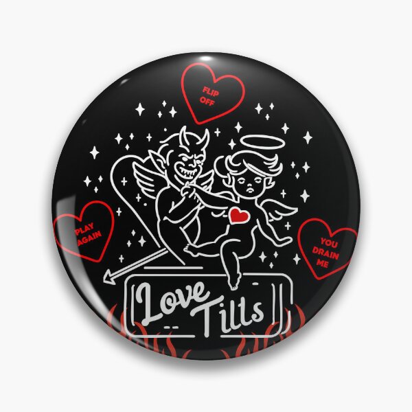 Item preview, Love Tilts | Anti-Valentine's Pinball designed and sold by TheLetterVeee.