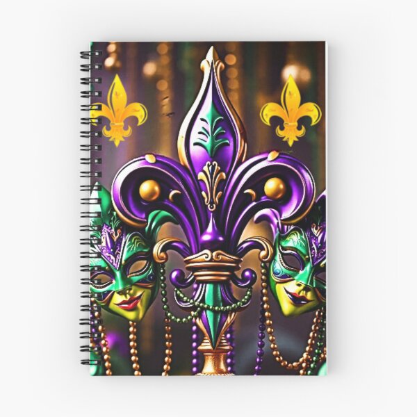 Artikelvorschau, Mardi Gras Fleur De Lis entworfen und verkauft von trailsitravel.