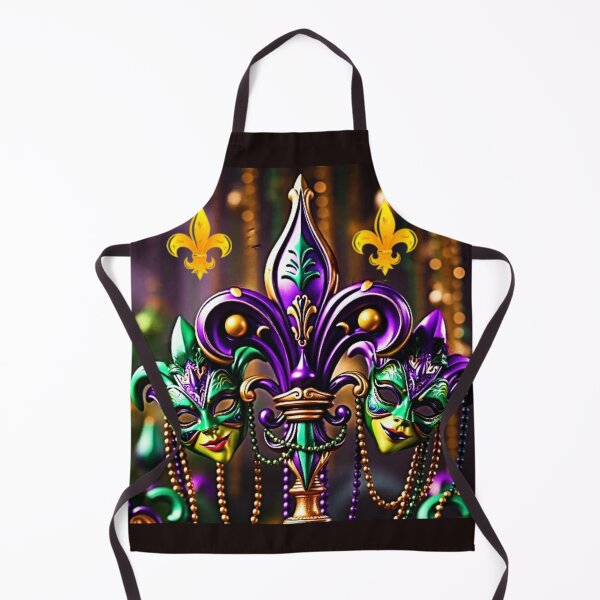 Item preview, Mardi Gras Fleur De Lis designed and sold by trailsitravel.