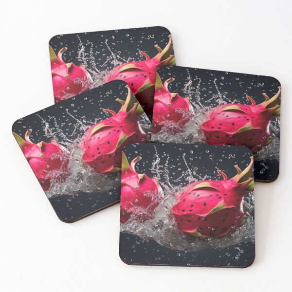 Item preview, An artistic and visually captivating composition of red dragon fruit designed and sold by anytka.