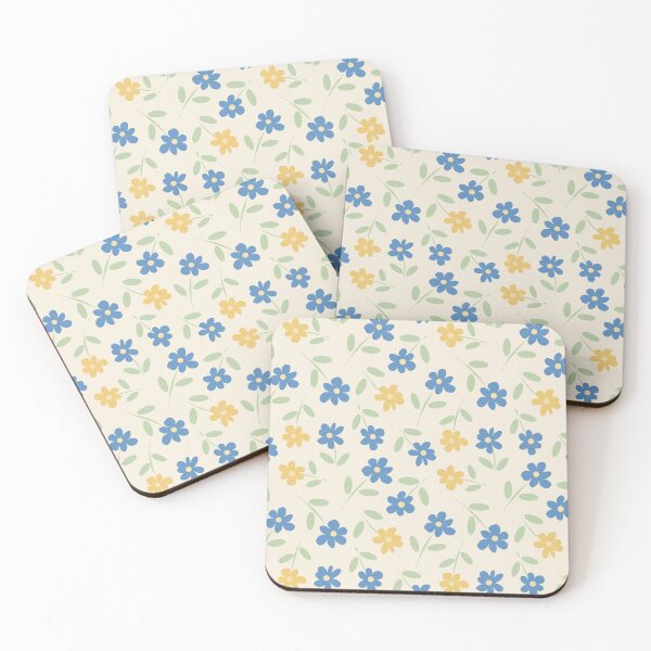 Item preview, Blue and Yellow Floral designed and sold by Lyman Creative Co..