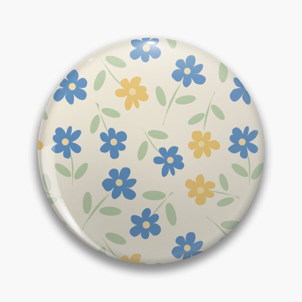 Item preview, Blue and Yellow Floral designed and sold by Lyman Creative Co..