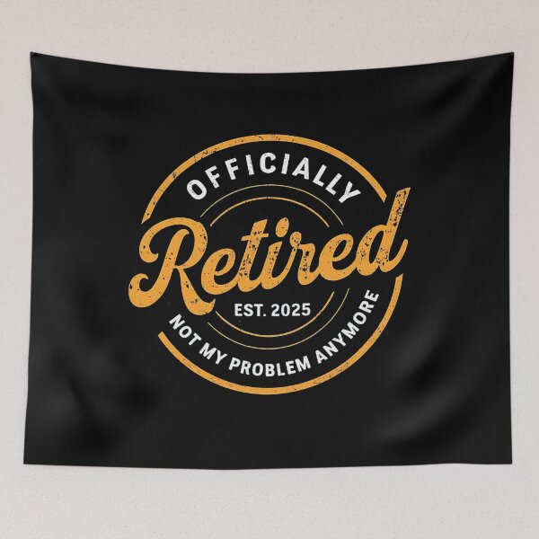 Item preview, Officially Retired 2025 Vintage Style Retirement Gifts designed and sold by JerdbordinShop.