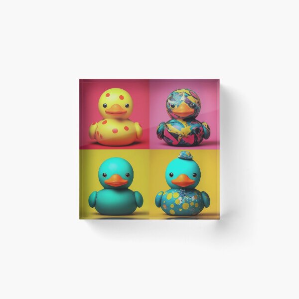 Item preview, Pop Art Rubber Ducks - Warhol Style designed and sold by darwinsworld.