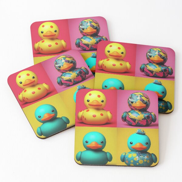 Item preview, Pop Art Rubber Ducks - Warhol Style designed and sold by darwinsworld.