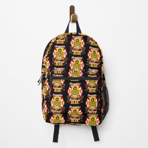 Item preview, Grizzly bear California Firefighter designed and sold by TheEndDesign.