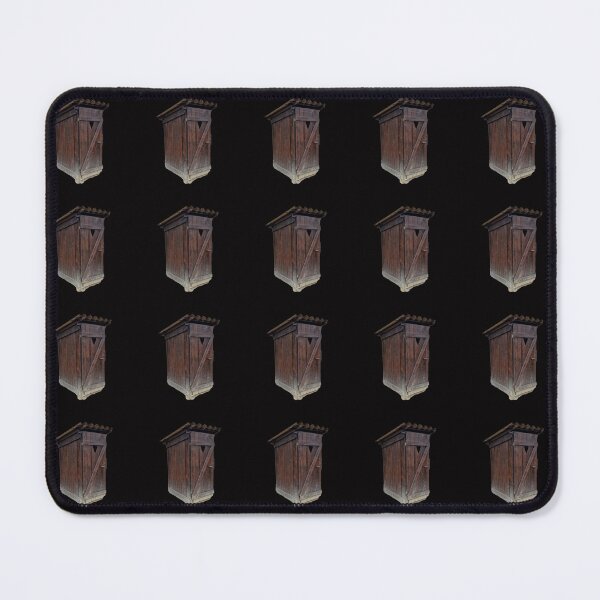 Item preview, Outhouse Toilet, Jetblack Background, Small Pattern designed and sold by Gaboro.