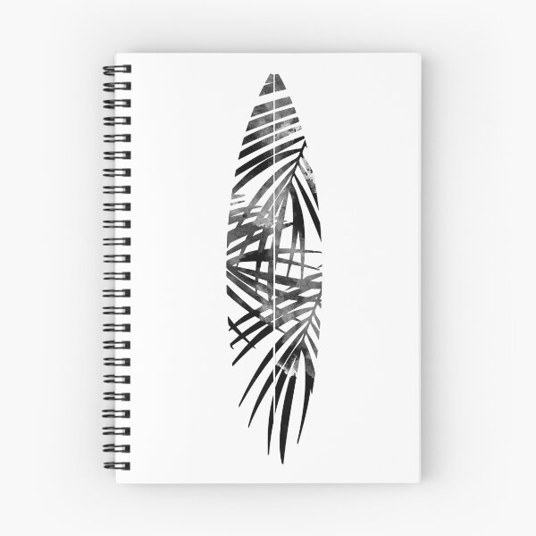 Item preview, Surfboard, watercolor surfboard, palm leaf surfboard designed and sold by Rosaliartbook.