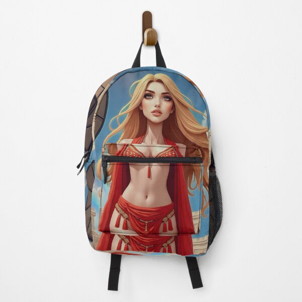 Item preview, Oriental manga ginger dancer in a red dress designed and sold by PhilDreams.