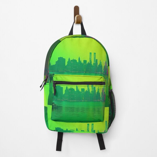 Item preview, Neon Horizon: A Vibrant New York City Silhouette designed and sold by ZGigerBarker.