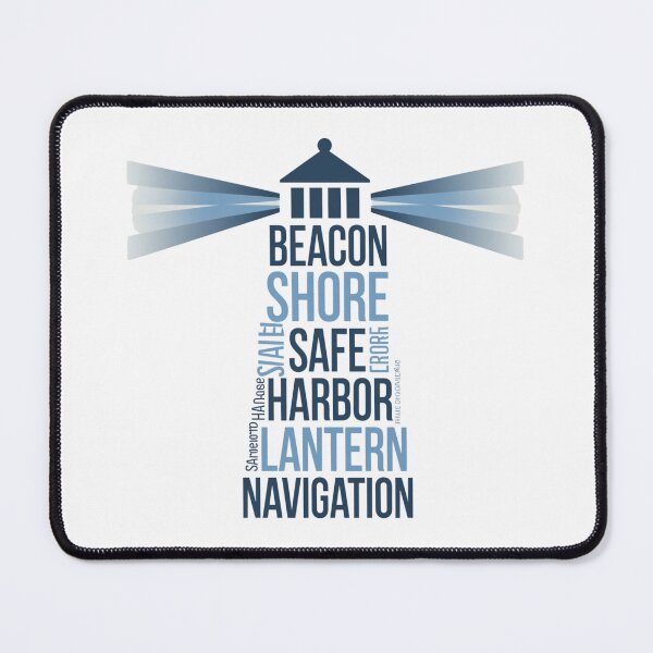 Item preview, Artistic Lighthouse Word Cloud designed and sold by SignumShop.
