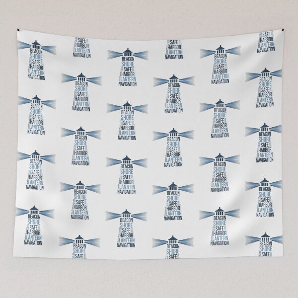 Item preview, Artistic Lighthouse Word Cloud designed and sold by SignumShop.