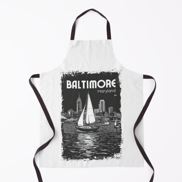 Item preview, A Vintage Travel Illustration of Baltimore - Maryland - United States designed and sold by GoodOldVintage.