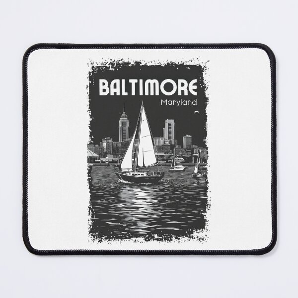 Item preview, A Vintage Travel Illustration of Baltimore - Maryland - United States designed and sold by GoodOldVintage.