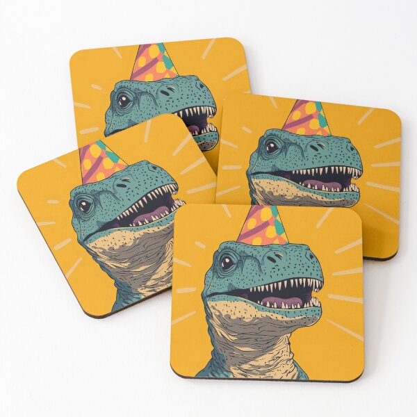 Item preview, Colorful Dinosaur Birthday Party Design designed and sold by TringTringCards.