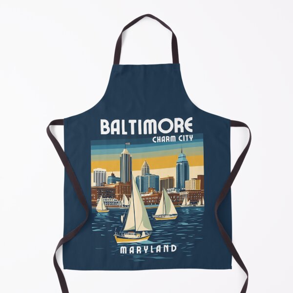 Item preview, A Vintage Travel Illustration of Baltimore - Maryland - United States designed and sold by GoodOldVintage.