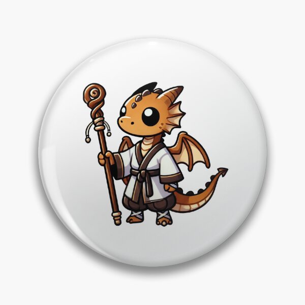 Item preview, Adventuring Dragons - Monk - AI-Generated D&D-Inspired Fantasy Art designed and sold by SingerNZ.
