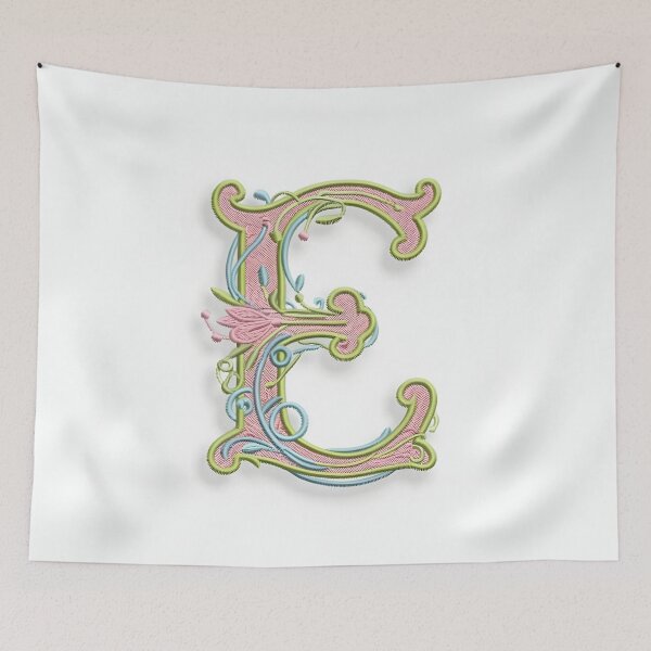 Item preview, E Monogram 02 designed and sold by Lisamariesumner.
