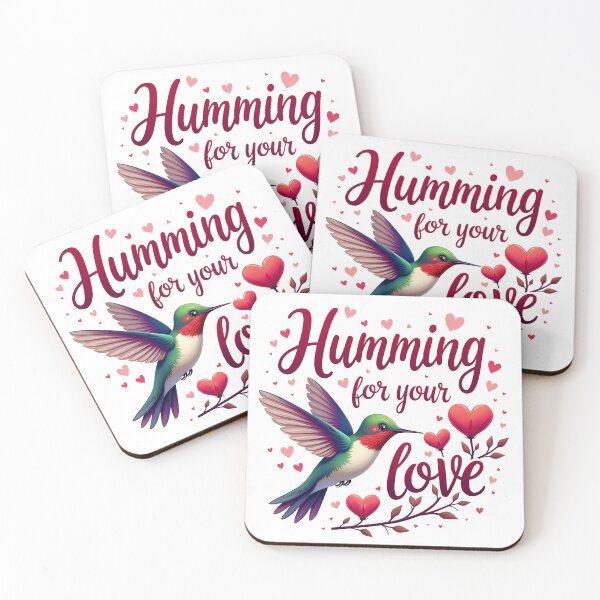 Item preview, Romantic Hummingbird with Heart Branches designed and sold by Bulwshop.