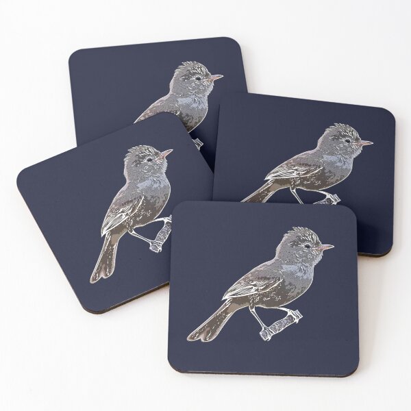 Item preview, Northern Beardless-Tyrannulet White Alternate Design  designed and sold by designsasstultd.