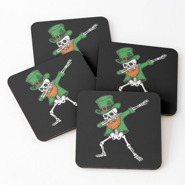 Item preview, Dabbing Leprechaun Skeleton St Patricks Day 2025 Funny designed and sold by d247.