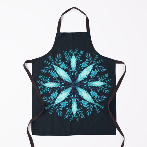 Item preview, Turquoise Glow Winter Mandala Flower designed and sold by Boriana Giormova.