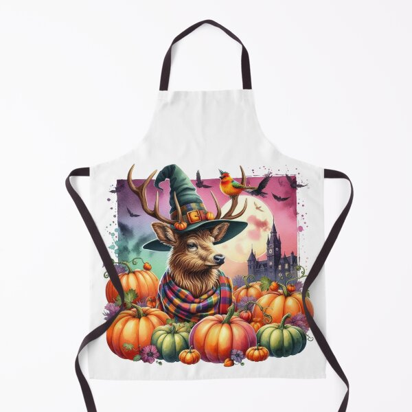 Item preview, Scottish Highland Stag Halloween Colorful Watercolor designed and sold by MaedK.