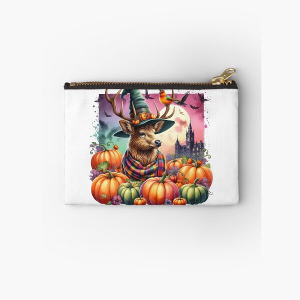 Item preview, Scottish Highland Stag Halloween Colorful Watercolor designed and sold by MaedK.