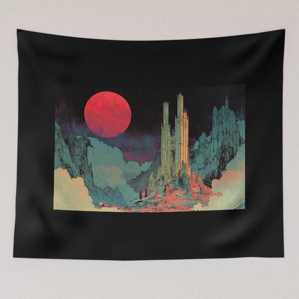 Item preview, Tower of the Scarlet Moon: A Realm of Endless Mystery designed and sold by ZGigerBarker.