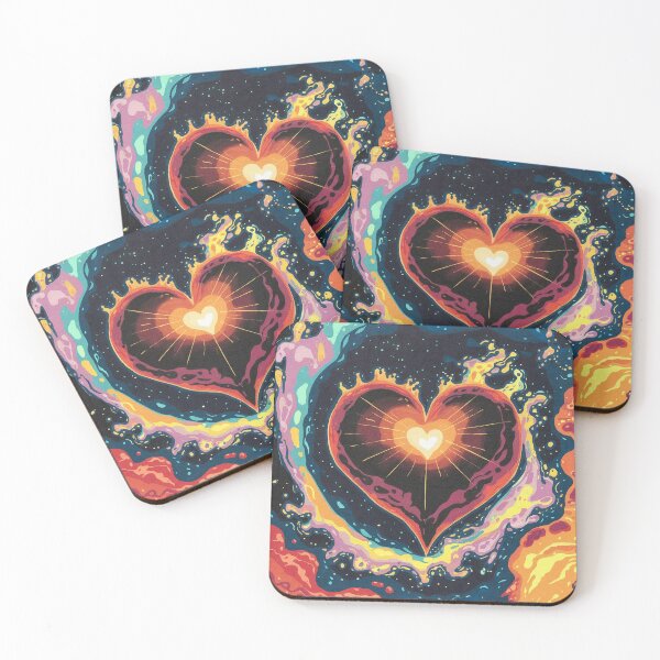 Item preview, heart love galaxy abstract art designed and sold by sSupernovas001.