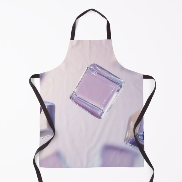 Item preview, Floating transparent glass cubes against a soft purple background create an abstract visual effect in a serene atmosphere designed and sold by anytka.