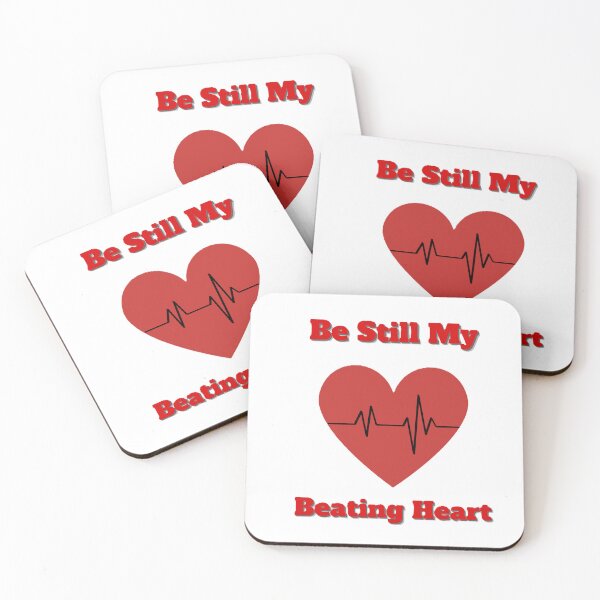 Item preview, Be Still My Beating Heart Red designed and sold by JLClassics.