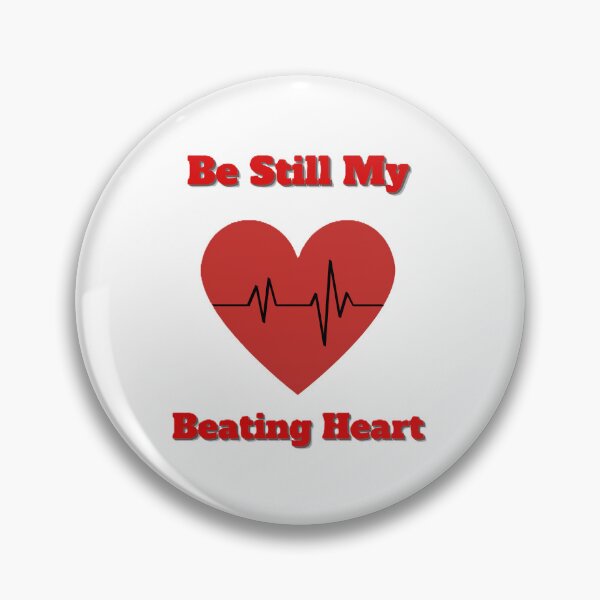 Item preview, Be Still My Beating Heart Red designed and sold by JLClassics.
