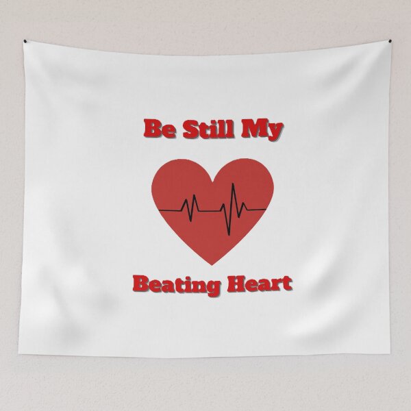 Item preview, Be Still My Beating Heart Red designed and sold by JLClassics.