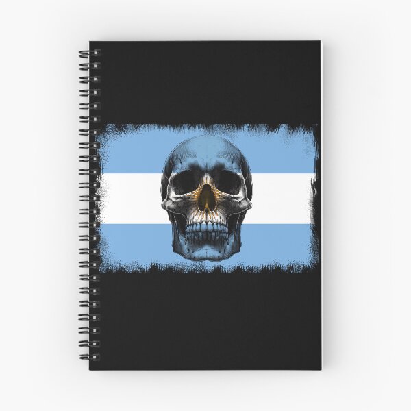 Item preview, ARGENTINA SKULL FLAG NATION RAREART COUNTRY HALLOWEEN #ogirdor designed and sold by ogirdorgraphics.