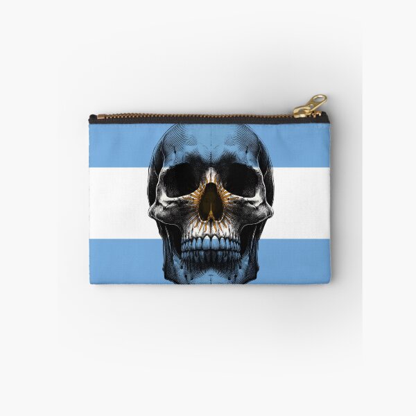 Item preview, ARGENTINA SKULL FLAG NATION RAREART COUNTRY HALLOWEEN #ogirdor designed and sold by ogirdorgraphics.