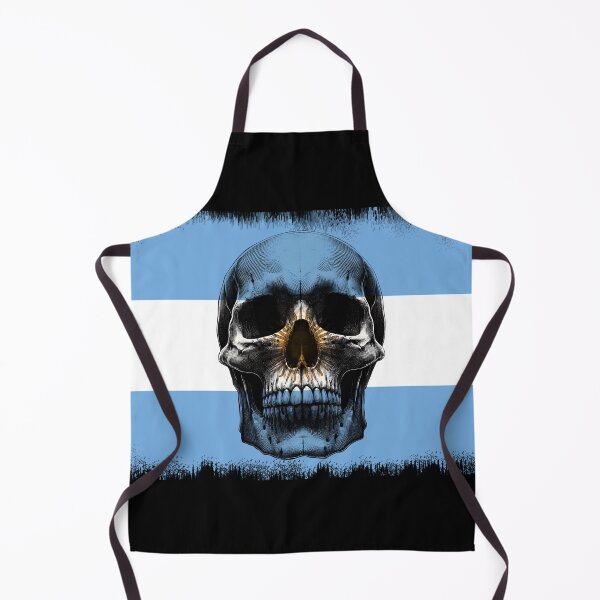 Item preview, ARGENTINA SKULL FLAG NATION RAREART COUNTRY HALLOWEEN #ogirdor designed and sold by ogirdorgraphics.