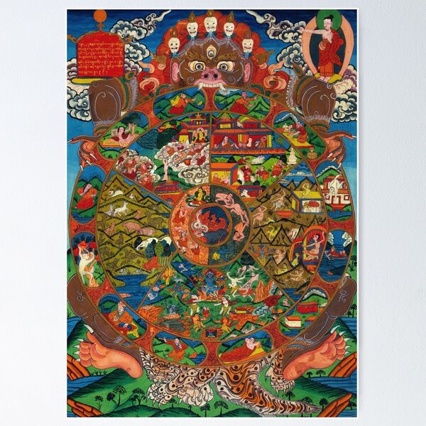 Item preview, Buddhist Wheel of Life Bhavachakra designed and sold by Onodera.
