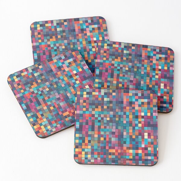 Item preview, Abstract Gradient Grid Geometric Pattern designed and sold by Traloch O'Laoi.